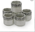 Lot de 5 de pots en verre