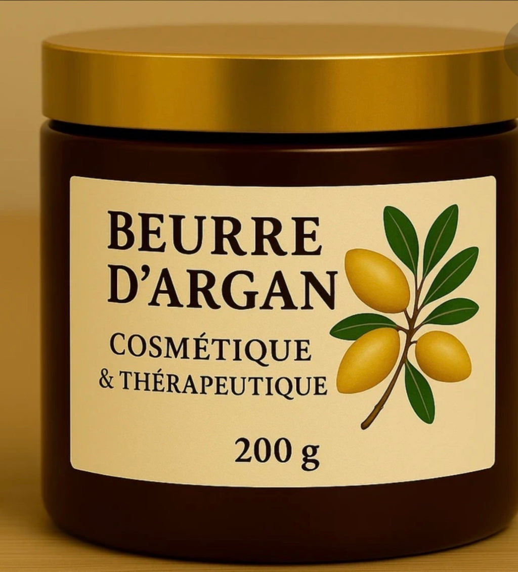 Beurre d’argan  cosmétique 200 gr