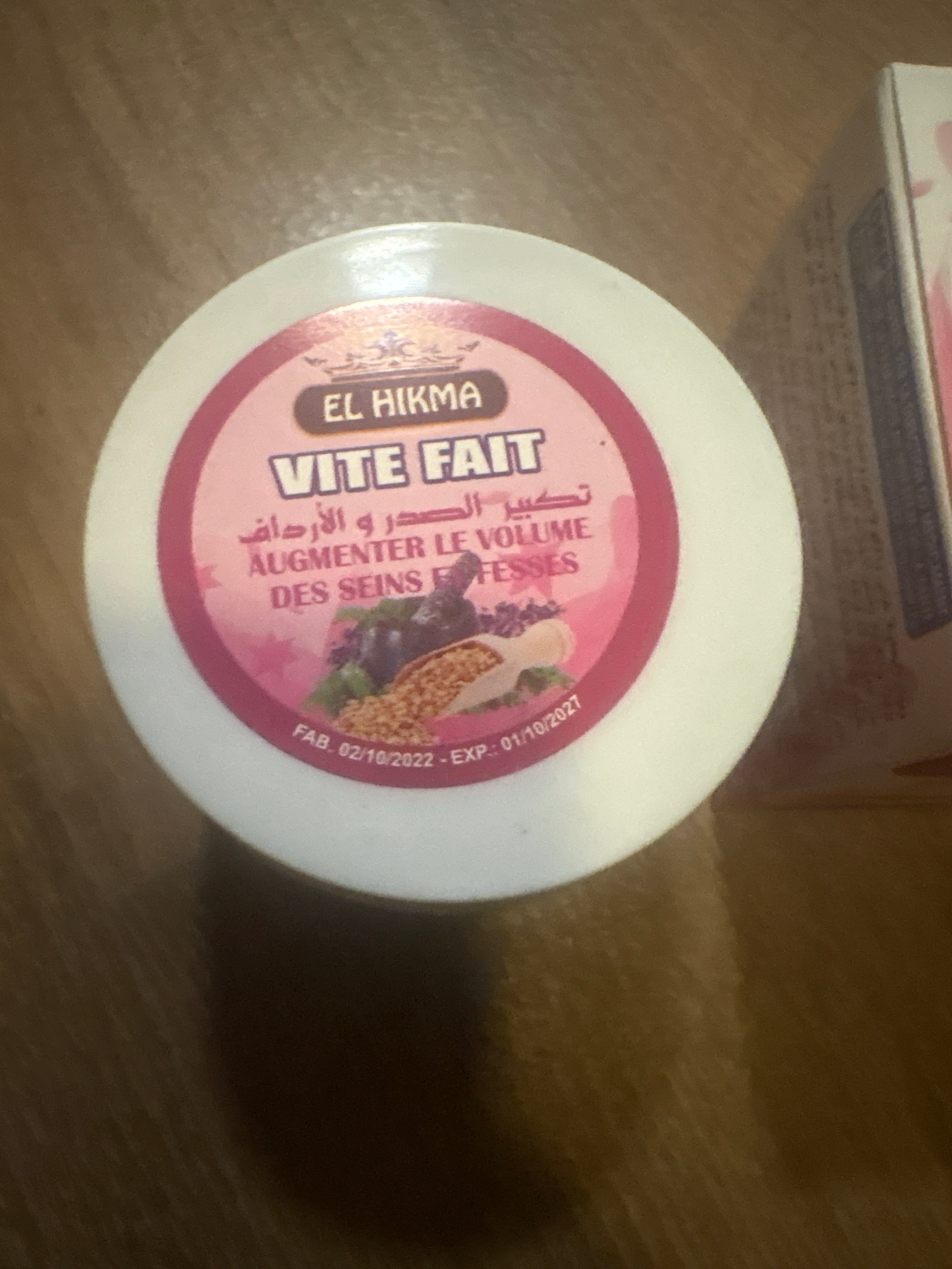 Crème vite fait fenugrec