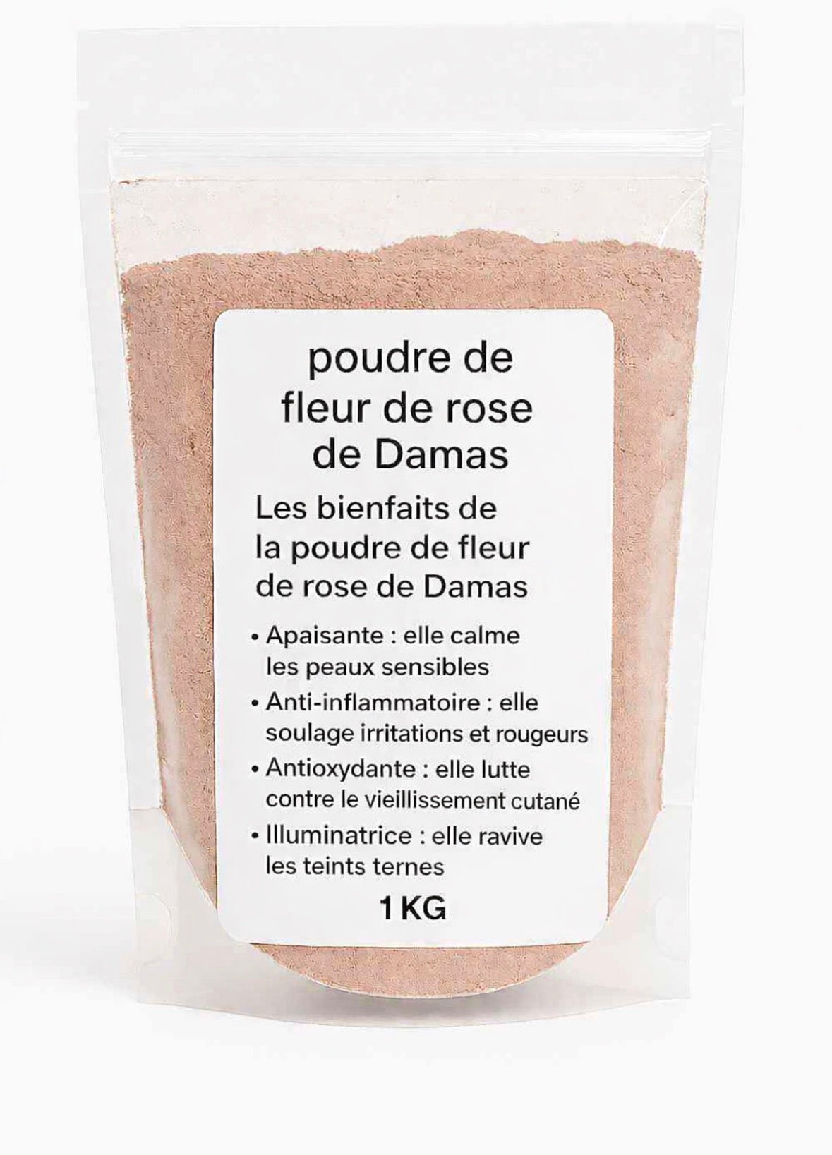 Poudre de fleurs de rose de Damas 1 kg