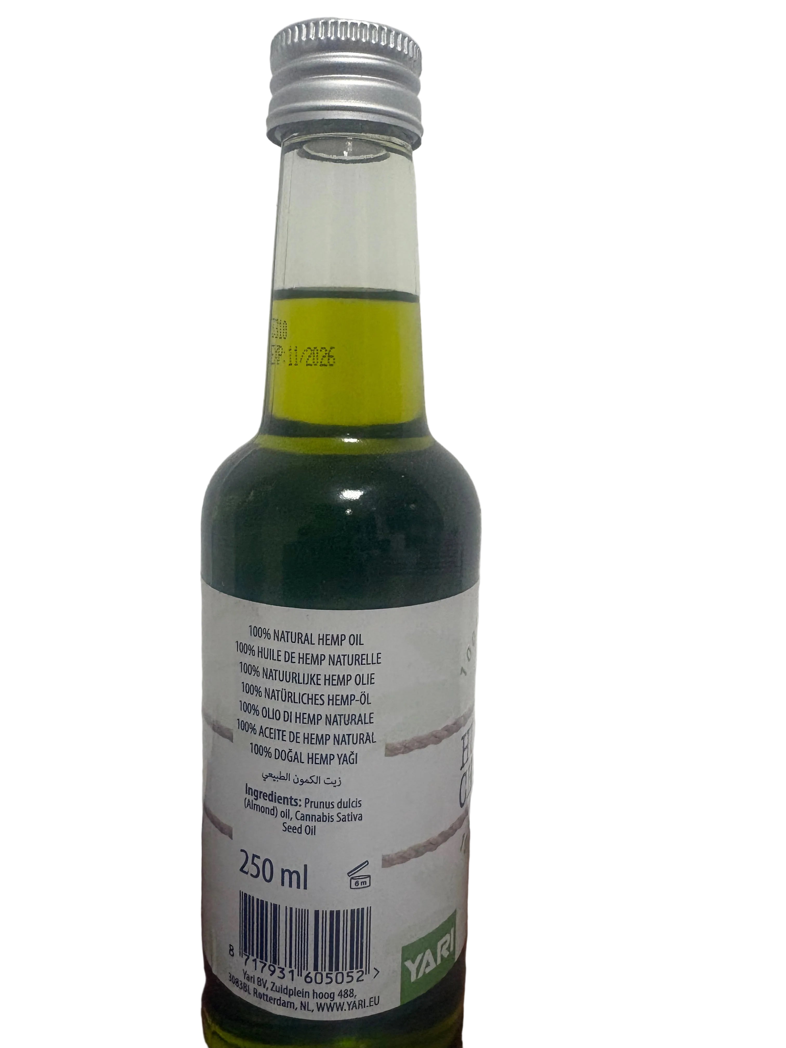 Huile de chanvre cosmétique 250 ml