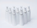 Flacon pompe lot en de 10  matière plastique pour produit cosmétique crème